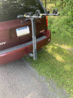 Trek 7100 Bike and Folding Rack