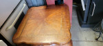 Solid wood end table