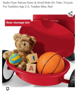 A New in the box radio flyer tricycle