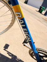 Vintage 80’s Raleigh pursuit road bike