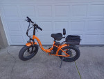 Daymak Max S 500w 48volt low-step folding e-bike w/pedal assist & extras
