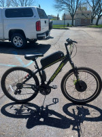Electric Bike 500w Mongoose 28mph 24 inch wheels price is firm don't ask for low