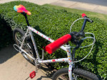 Unique custom painted steel bicycle