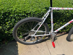 Unique custom painted steel bicycle