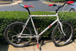 Unique custom painted steel bicycle
