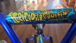 MAGNA KIDS BICYCLE TRAING WHEELS CROCODILE CRUISIN" BOYS BLUE PRE-OWNED