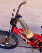 20” red BMX bike . Great condition, very little SEE DESCRIPTION