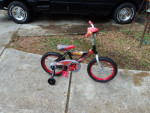 Boys 16" Cars Bike