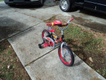 Boys 16" Cars Bike