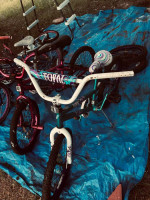 Lots of girls bikes