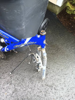 24in bike frame/forks brakes etc