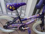 16" DYNACRAFT GIRLS PURPLE BIKE