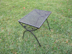 Patio Side Table - Wrought Iron