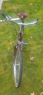 1968 Raleigh 3 speed bicycle