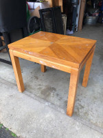 Lane wood wooden table coffee accent dining