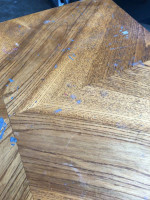 Lane wood wooden table coffee accent dining