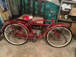 1960 Vintage Schwinn Tornado Deluxe 26” Double Straight Bar Frame Bicycle