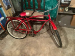 1960 Vintage Schwinn Tornado Deluxe 26” Double Straight Bar Frame Bicycle
