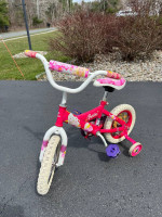 Kids bicycle, girl, wheel size 12 in, for ages 3 and up