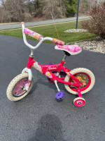 Kids bicycle, girl, wheel size 12 in, for ages 3 and up