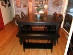Hi Top Table & chairs, benches