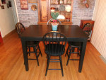 Hi Top Table & chairs, benches