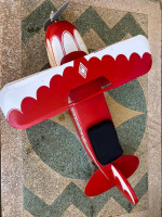 Morgan Ace Flyer Biplane Foot to Floor kid's Ride on propeller spins
