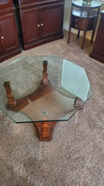 Vintage Glass Table