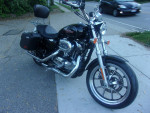 Black 2015 Harley Davidson Sportster 1200 Superlow XL1200T *