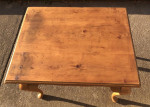 REAL WOOD Bassett End Table with Drawer * Queen Anne Legs