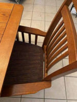 Solid Wood Dining Table with 6 Chairs