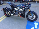 2024 Indian Motorcycle® FTR x 100% R Carbon Blue Candy Carbon
