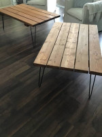 Two Rustic farmhouse coffee table