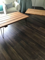 Two Rustic farmhouse coffee table