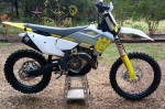 2024 Husqvarna FX450, Rekluse, Trail Tech fan, Mr. Wolf mousse balls