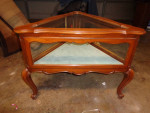 vintage curio table