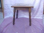 ANTIQUE CALIF TILE TOP MISSION ARTS CRAFTS VINTAGE SIDE TABLE CATALINA
