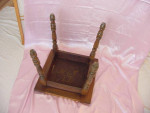 ANTIQUE CALIF TILE TOP MISSION ARTS CRAFTS VINTAGE SIDE TABLE CATALINA