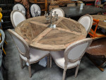Dining Table 42" Seats 4- NEW Hand Craft Salvage Wood Many Sizes From