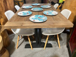 Dining Table 42" Seats 4- NEW Hand Craft Salvage Wood Many Sizes From