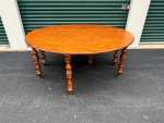 Beautiful Oval Maple Kitchen Dining Room table