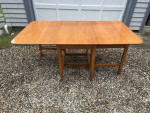 MODERN MID CENTURY DROP LEAF KITCHEN TABLE