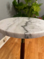 Marble-Top Cocktail Table - MCM Style