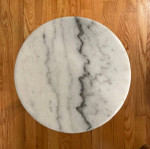 Marble-Top Cocktail Table - MCM Style