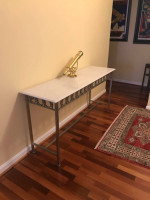 Marble end table