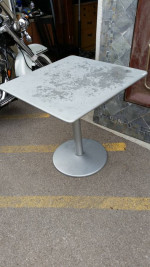 Italian Made Designer EMU Bistro Steel 30" Square Table