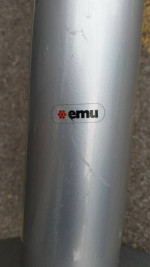 Italian Made Designer EMU Bistro Steel 30" Square Table