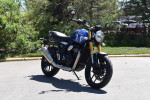 Used 2024 Triumph Speed 400 Caspian Blue / Storm Grey in Blue @
