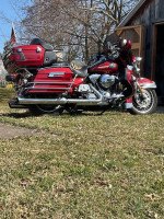 2010 Scarlet Red Harley Ultra Classic - 12,300 mi.