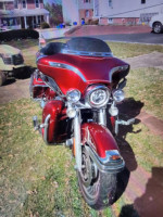 2010 Scarlet Red Harley Ultra Classic - 12,300 mi.